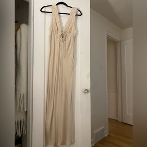 Shop Rumored Venice Satin Maxi Dress